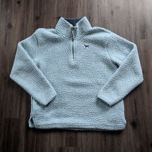 Light Blue PINK Sherpa Sweatshirt